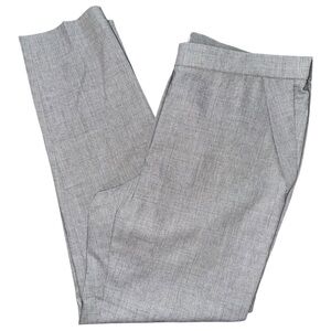 Brunello Cucinelli Women’s Size 10 Light Gray Wool Tailored Pull On Dress Pants